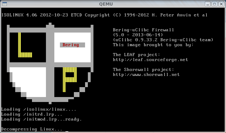 Bering-uClibc 5.x boot screenshot